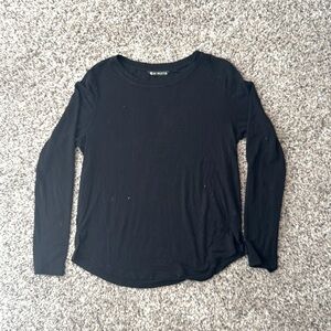 Athleta lightweight knit black sweater